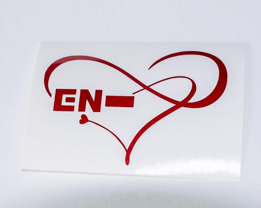 Enhypen Logo with Infinity Heart